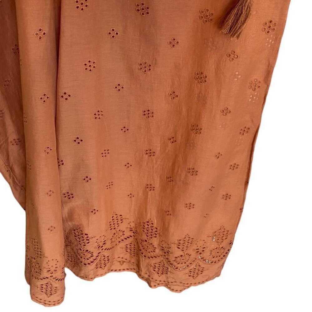 Intimately Free People Sun's Out Eyelet Semi Sheer Boho Jumpsuit Size S - Picture 4 of 11